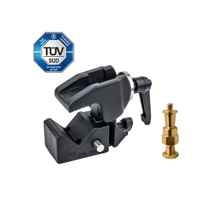 Kupo KCP-710B-26 - Convi Clamp-black W/ Kcp-7sdl Saddle Kcp-710b W/ Ks-026 Stud