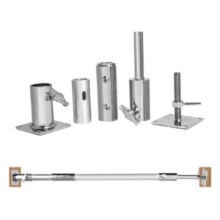 Kupo KCP-712TSK - Telescopic Wall Spreader Kit for Pipe 1-1/2" Schedule 40 (O.d.48.3mm)