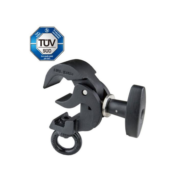 Kupo KCP-813B - Arch Coupler W/ Eye Ring - Black