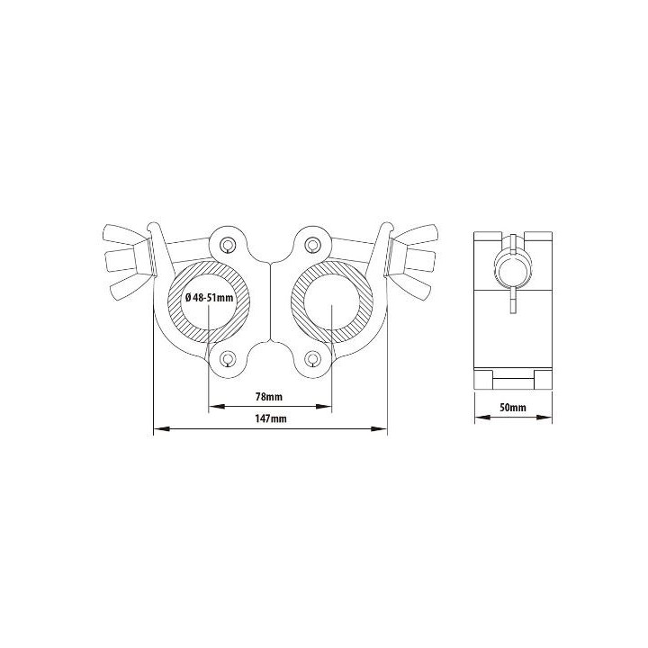 Kupo KCP-832 - Swivel Coupler