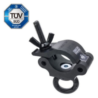 Kupo KCP-833B - Half Coupler W/eye Ring(Black)