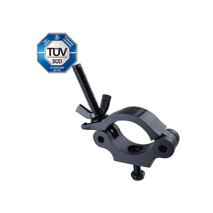 Kupo KCP-850B - Slim Half Coupler for 2.5" Tube - Black