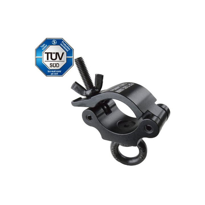 Kupo KCP-853B - Mighty Half Coupler W/ Eye Ring - Black