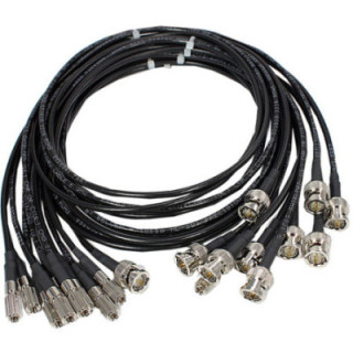 IO Industries 1855A-DINSMBNCM-1M - Cable, Coaxial, DIN 1.0/2.3 Screw-on Type(M)-BNC(M)
