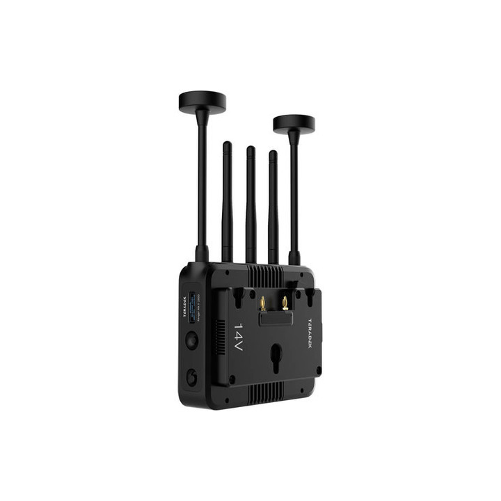Teradek 10-2595-G26 - Ranger Mk II 5000 12G-SDI/HDMI - Wireless TX/RX Deluxe Kit 26V Gold-Mount