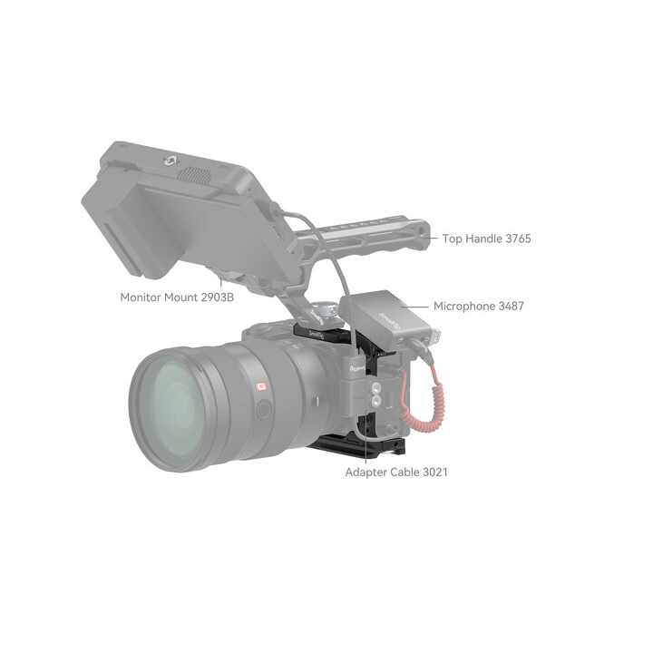 SmallRig 4337 - Half Cage for Sony Alpha 6700 / 6600 / 6500 / 6400