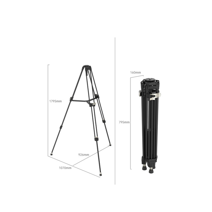 SmallRig 4164 - FreeBlazer Heavy-Duty Aluminum Alloy Tripod AD-80