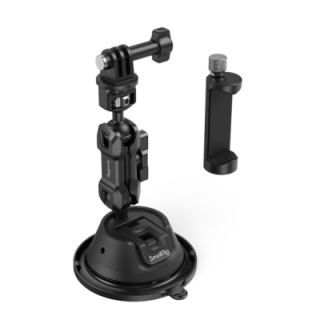 SmallRig 4275 - Portable Suction Cup Mount Support Kit for Action Cameras/Mobile Phones SC-1K