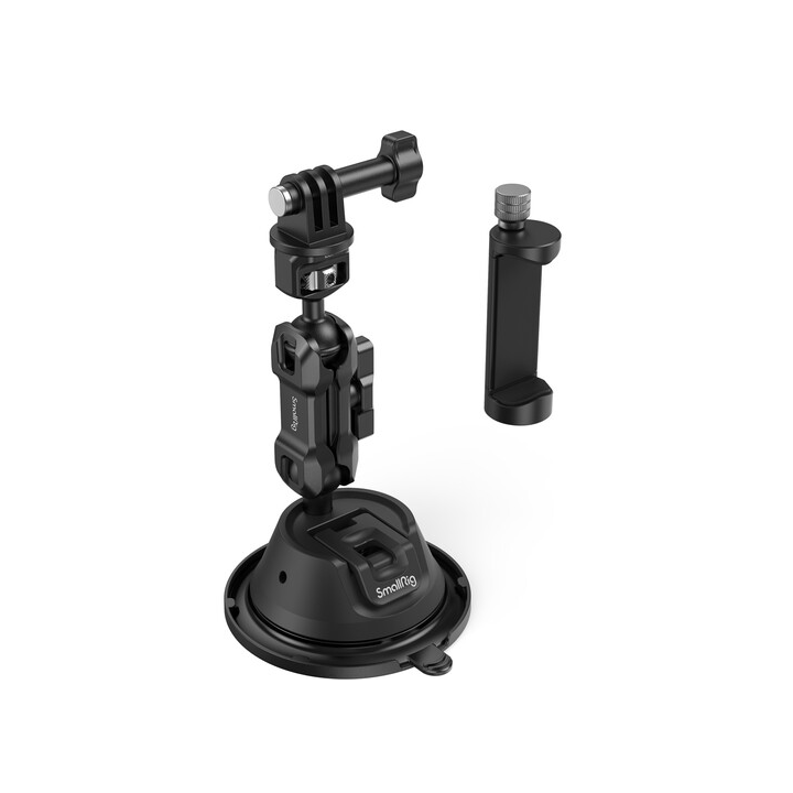 SmallRig 4275 - Portable Suction Cup Mount Support Kit for Action Cameras/Mobile Phones SC-1K