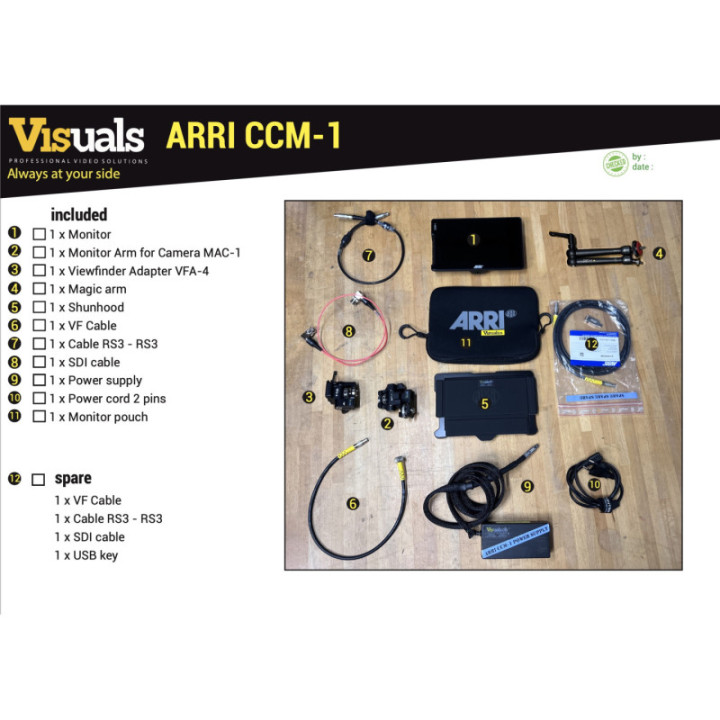 Arri KK.0048851 - Camera Control Monitor CCM-1 Set