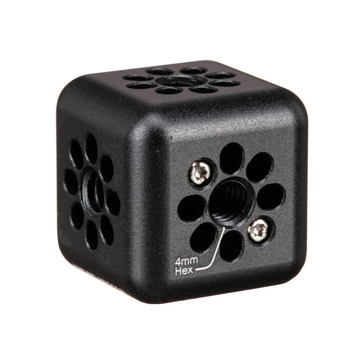 Wooden Camera WC-A00332 - Accessory Cube (1/4"-20 Screw, 1/4"-20 Threads)