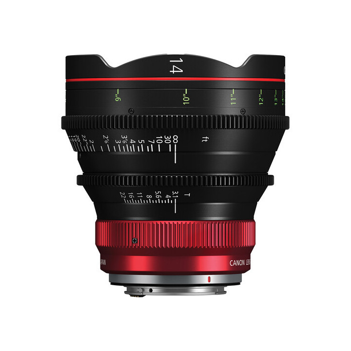 Canon 6398C001 - CN-R 14mm T3.1 L F Cinema Prime Lens (Canon RF)(Feet)