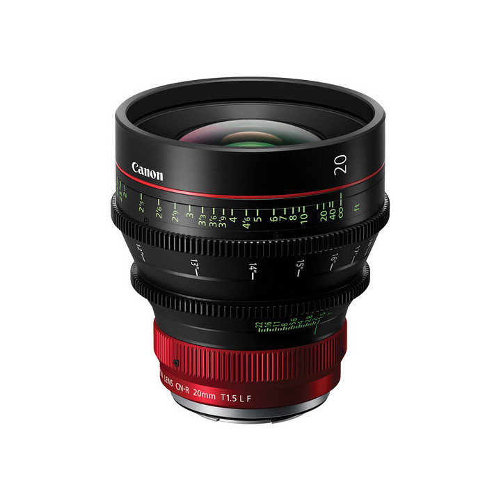 Canon 6399C001 - CN-R 20mm T1.5 L F Cinema Prime Lens (Canon RF)(Feet)