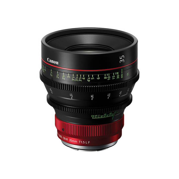 Canon 6401C001 - CN-R 35mm T1.5 L F Cinema Prime Lens (Canon RF)(Feet)