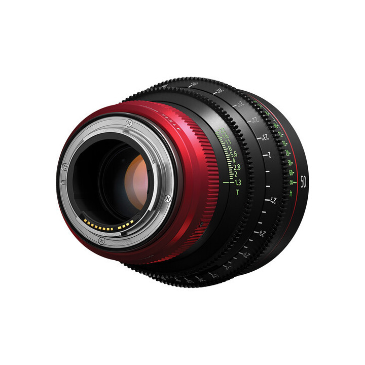 Canon 6402C001 - CN-R 50mm T1.3 L F Cinema Prime Lens (Canon RF)(Feet)