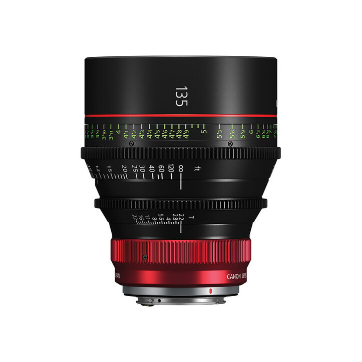 Canon 6404C001 - CN-R 135mm T2.2 L F Cinema Prime Lens (Canon RF)(Feet)