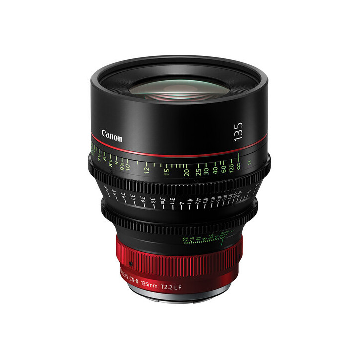 Canon 6404C001 - CN-R 135mm T2.2 L F Cinema Prime Lens (Canon RF)(Feet)