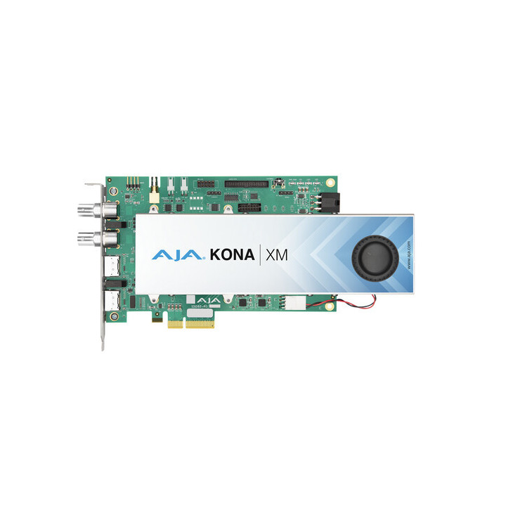 AJA KONA-XM-F-R0 - 12G-SDI and HDMI 2.0 Ultra Low Latency PCIe Card for Medical Devices (Active Cooling)