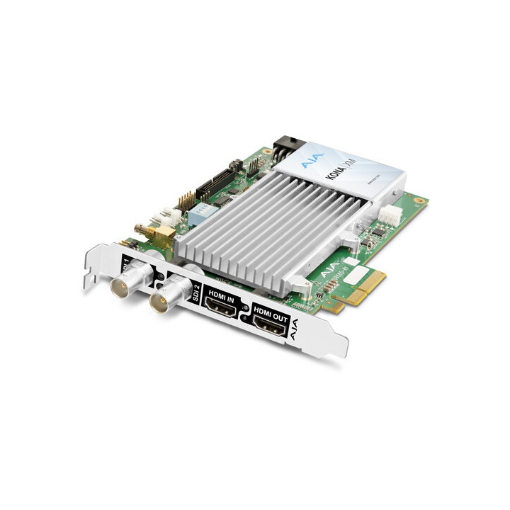 AJA KONA-XM-P-R0 - 2G-SDI and HDMI 2.0 Ultra Low Latency PCIe Card for Medical Devices (Passive Cooling)