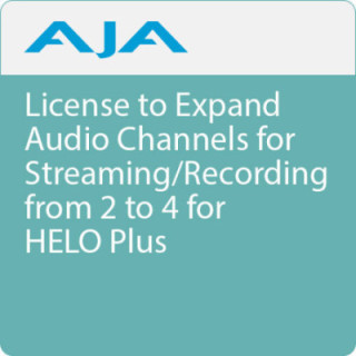 AJA HP-LIC-4-AUDIO - 4-Channel Audio Option License