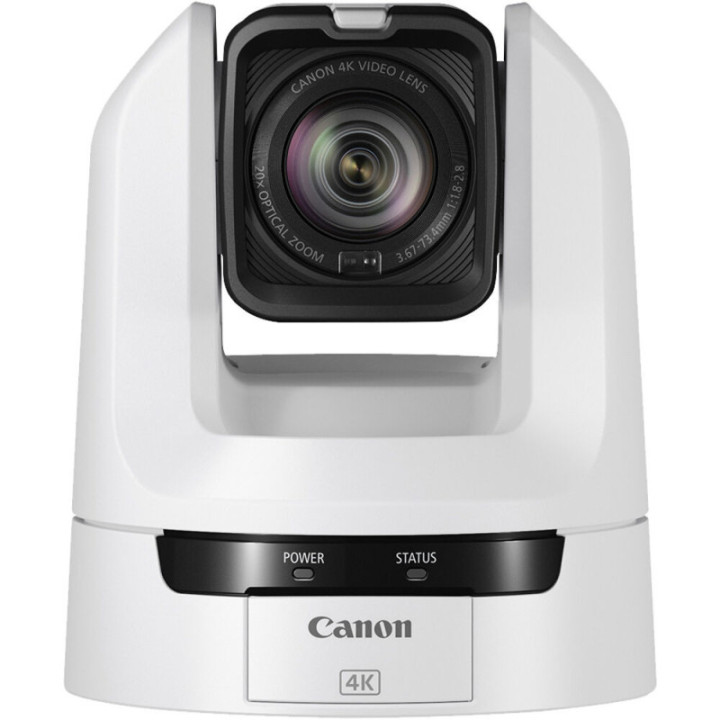 Canon 6527C004AA - CR-N100 4K NDI PTZ Camera with 20x Zoom (Titanium White)