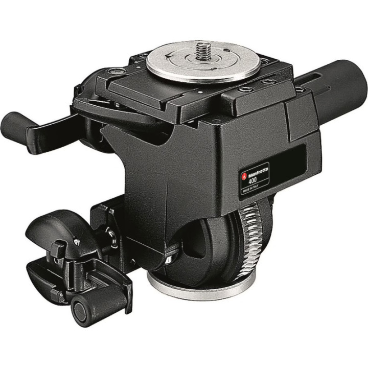 Manfrotto 400 - 3-Way Geared Pan-and-Tilt Head with Select Quick Release Plates