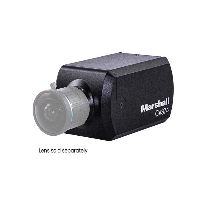 Marshall CV374 - Compact UHD 4K60 Camera with NDI HX3, SRT & HDMI