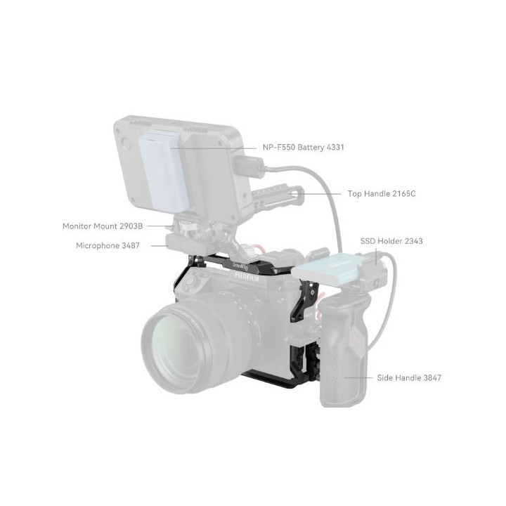 SmallRig 4201 - Cage Kit for FUJIFILM GFX100 II