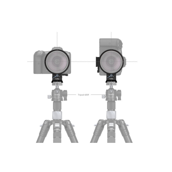 SmallRig 4300 - Rotatable Horizontal-to-Vertical Mount Plate Kit for Select Canon R-Series Cameras