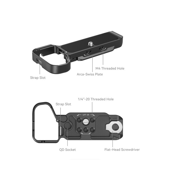 SmallRig 4438 - Bottom Mount Plate for Sony a7C II & a7CR (Black)