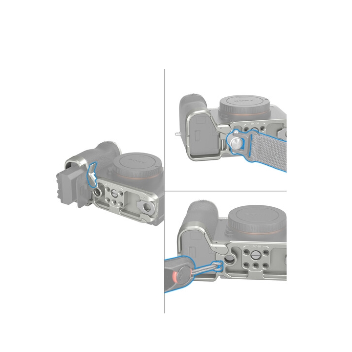 SmallRig 4439 - Bottom Mount Plate for Sony a7C II & a7CR (Silver)