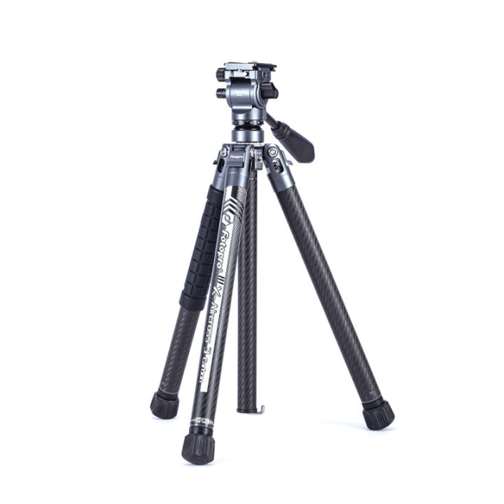 FotoPro X-AIRCROSS 3 Lite Video - Carbon Fiber Travel Tripod