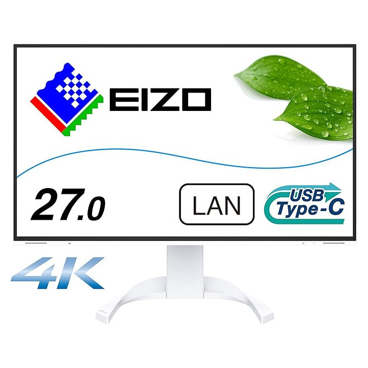 Eizo EV2740X - 27'' FlexScan 4K  3840 x 2160 (16:9) Led Monitor, White