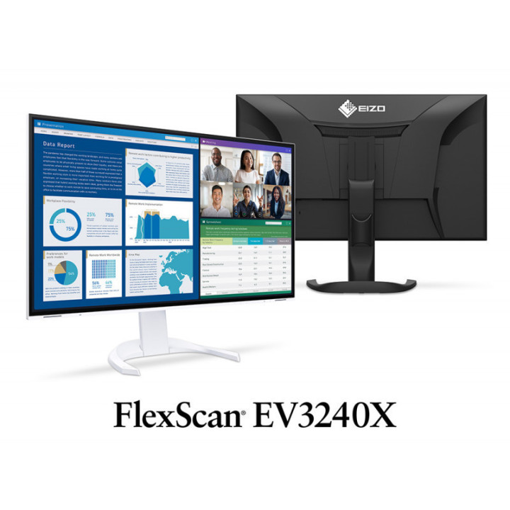 Eizo EV3240X - 32" FlexScan 4K 3840 x 2160 (16:9) UHD Business Monitor, White