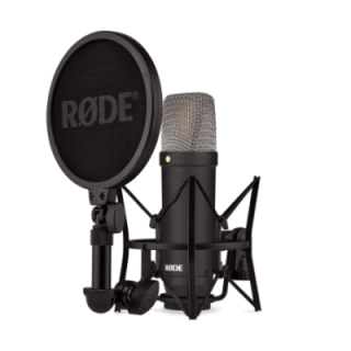 Rode NT1SIGNATUREBLACK - NT1 Signature Series Large-Diaphragm Condenser Microphone (Black)
