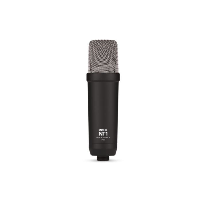 Rode NT1SIGNATUREBLACK - NT1 Signature Series Large-Diaphragm Condenser Microphone (Black)