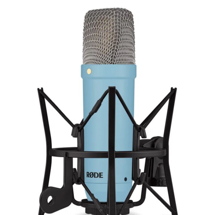 Rode NT1SIGNATUREBLUE - NT1 Signature Series Large-Diaphragm Condenser Microphone (Blue)