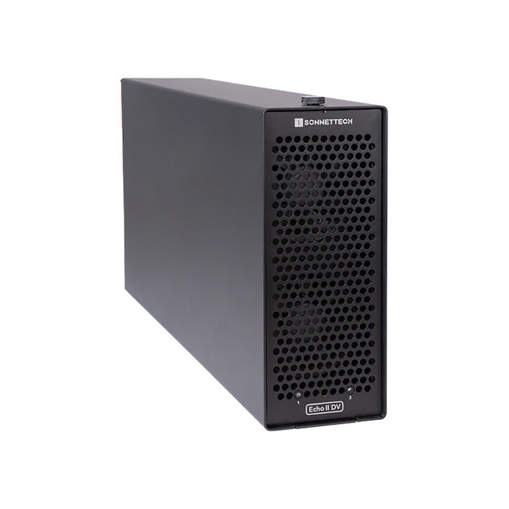 Sonnet ECHO-2DDV-TB3 - Echo II DV Desktop PCIe Thunderbolt 3 Expansion Chassis, (2) slots full-length