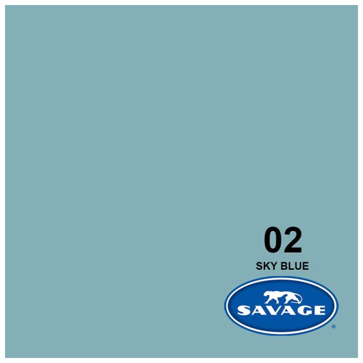 Savage SAV02-12 - Background Paper Sky Blue 2 ,72x11m 