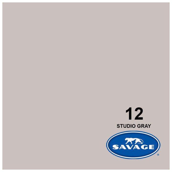Savage SAV12-1253 - Background Paper Studio Gray 1.36 x11m