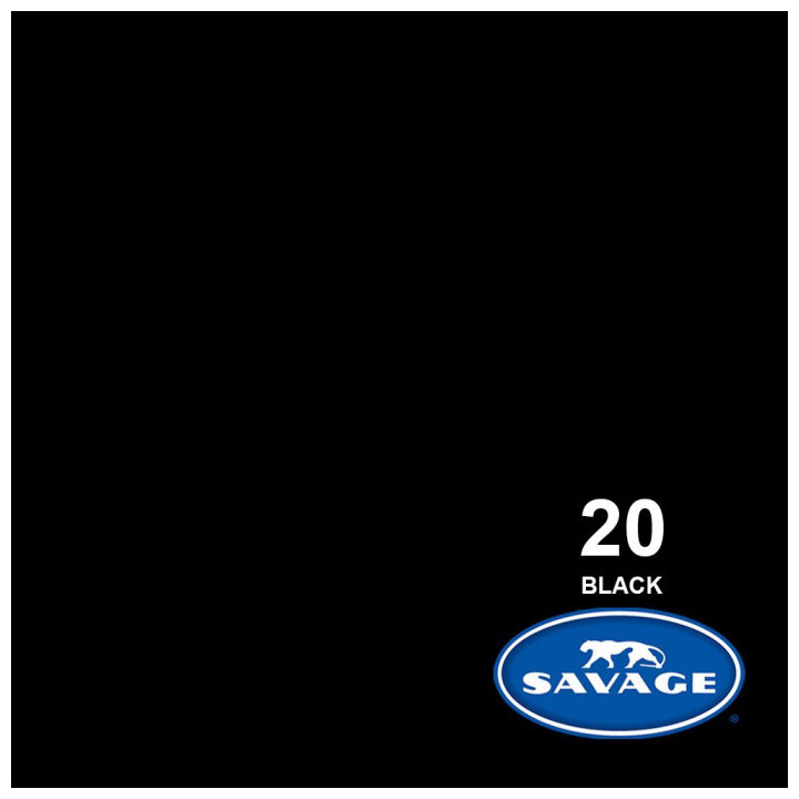 Savage SAV20-86 - Background Paper Black 2.18x11m