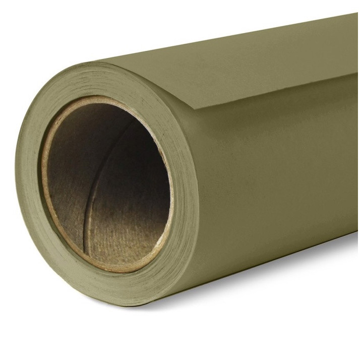 Savage SAV34-1253 - Background Paper Olive Green 1.36 x11m