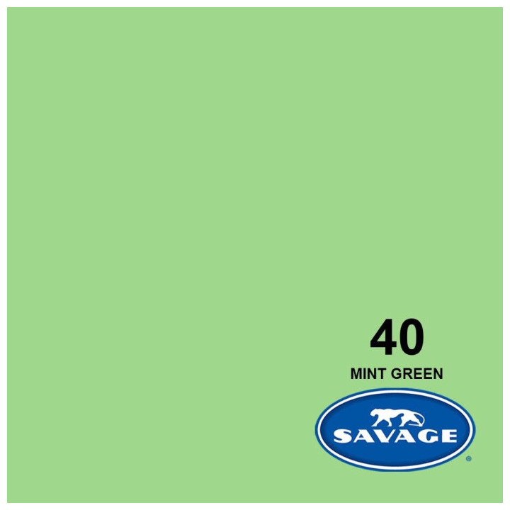 Savage SAV40-12 - Background Paper Mint Green 2 ,72x11m