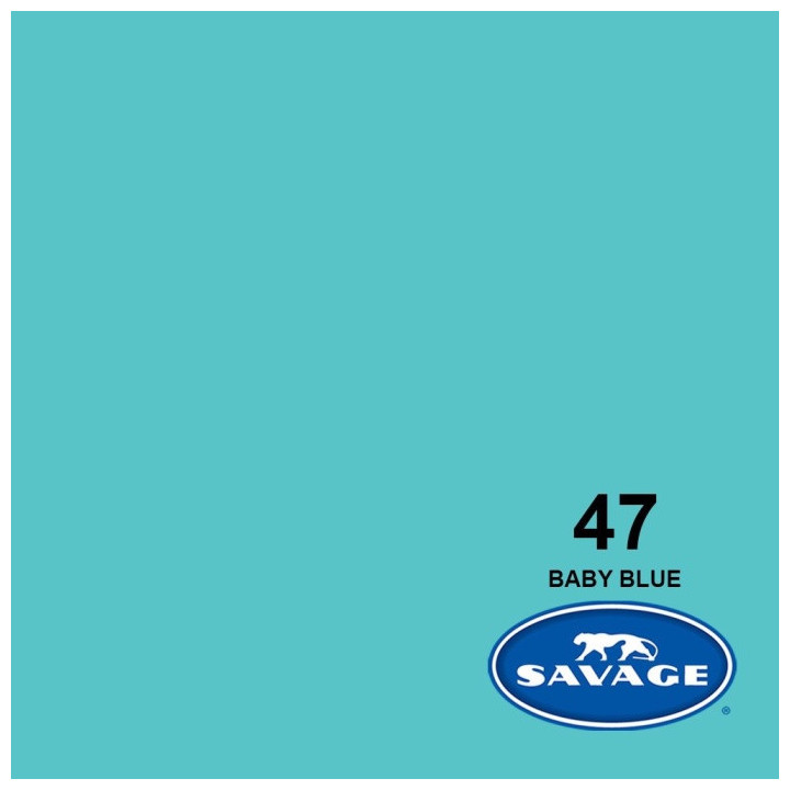Savage SAV47-1253 - Background Paper Baby Blue 1.36x11m