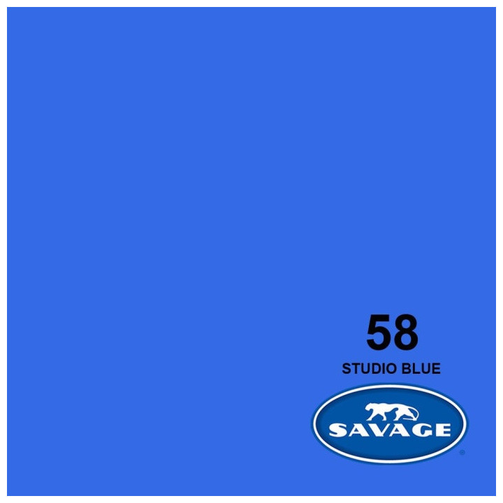 Savage SAV58-12 - Background Paper Studio Blue 2 ,72x11m