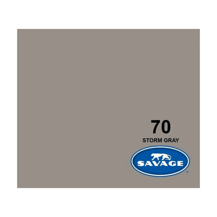 Savage SAV70-12 - Background Paper Storm Gray 2 ,72x11m