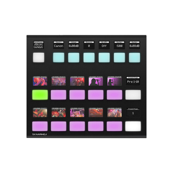 Skaarhoj FR-SHOT-PRO-V1B-SBK Frame Shot Pro w/Blue Pill Inside - Slim Enclosure Black