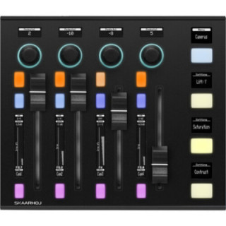 Skaarhoj W-BOARD-MI-V1B-SBK - Wave Board Mini w/ Blue Pill Inside - Slim Enclosure Black