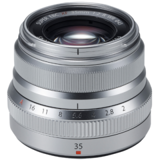 Fujinon XF 35mm F2 R WR Silver "Swiss Garantie" - Prime Lens