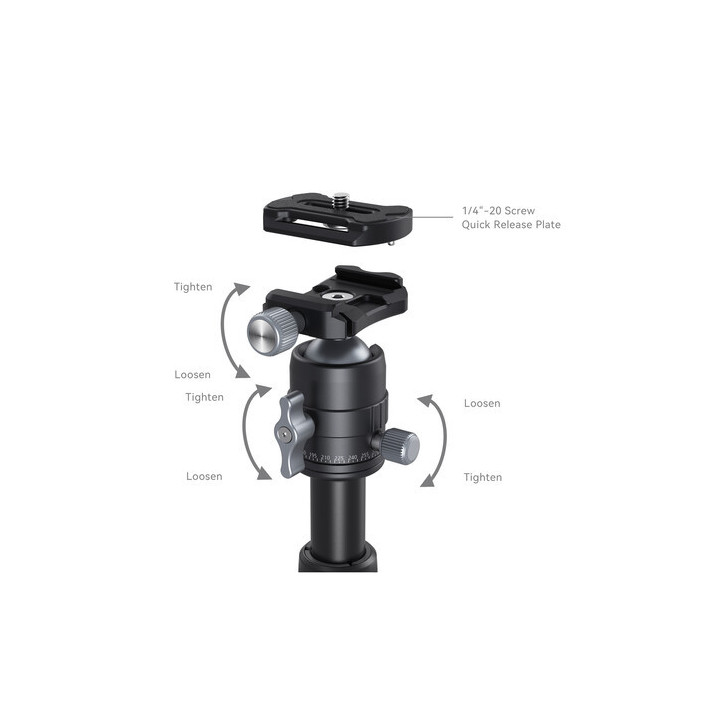 SmallRig 4289 - Aluminum Mini Tripod VT-20